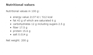 Diet Food Био кето гранола с какао 200 г
