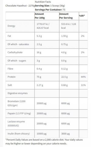 Dorian Yates Whey Tempro Protein Complex 2270 g