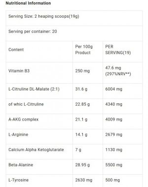 Dorian Yates Blood and Guts 340 g