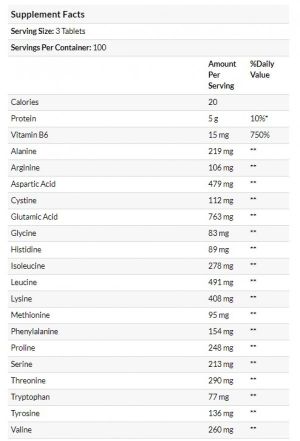 Universal Nutrition Amino 1900 110 tablets