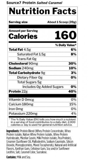 Rule One Source7 Protein 2280 g