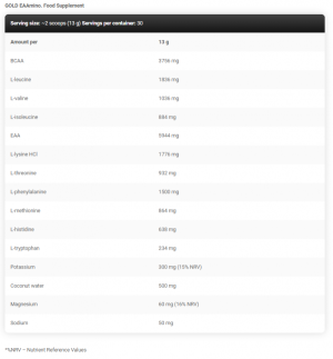 Kevin Levrone Gold Line Levrone Gold EAAmino 390 g