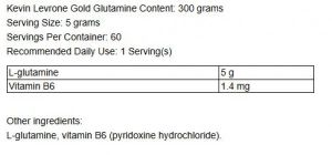 Kevin Levrone Gold Line Levrone Gold Glutamine 300 g
