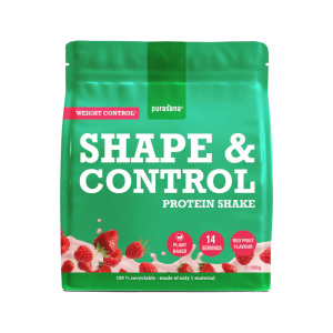 Purasana Био веган протеинов шейк “shape & Control” ягода и малина 350 г