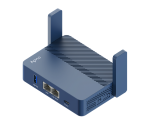 Cudy TR3000 VPN Travel router AX3000, 2.5Ghz WAN, USB-C, 2 x antennas, blue