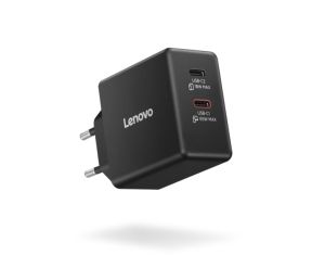 Зарядно устройство Lenovo 65W 2xUSB-C GaN (40AW065BEU)