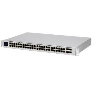 Мрежов суич Ubiquiti UniFi 48xGbE 4xSFP 195W PoE+ 1U (USW-48-POE-EU)