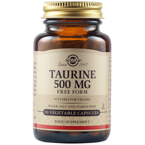 Solgar Taurine 500 mg 50 веган капсули