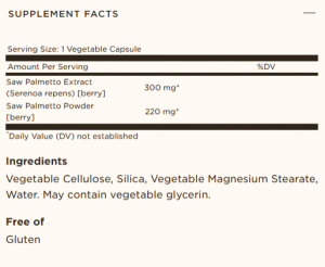Solgar Saw Palmetto Berries 100 веган капсули