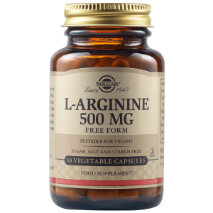 Solgar L-Arginine 500 mg 50 веган капсули