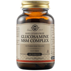 Solgar Glucosamine MSM Complex 60 веган капсули