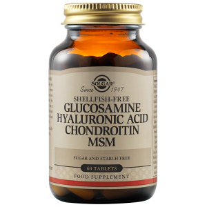 Solgar Glucosamine, Hyaluronic Acid, Chondroitin & MSM 60 таблетки