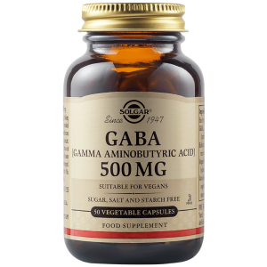 Solgar GABA 500 mg 50 веган капсули