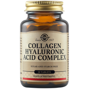 Solgar Collagen Hyaluronic Acid Complex 120 mg 30 таблетки
