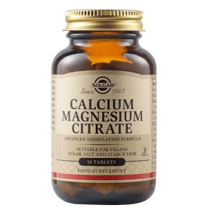 Solgar Calcium Magnesium Citrate 50 таблетки