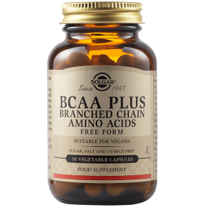 Solgar BCAA Plus 50 веган капсули