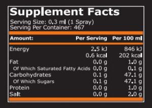 Pure Nutrition Spray Sauce 140 ml
