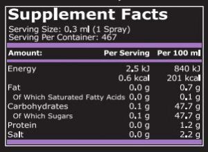 Pure Nutrition Spray Sauce 140 ml
