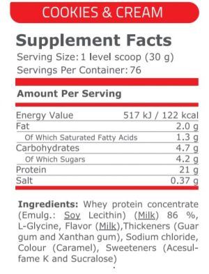 Pure Nutrition 100% Whey Protein 2280 g