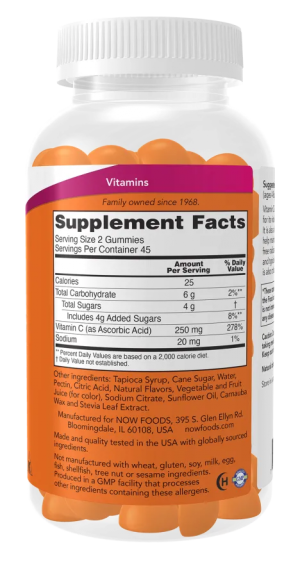 Now Foods Vitamin C 90 гъмита
