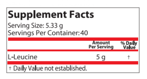 Pure Nutrition L Leucine (Л Левцин) 213 г