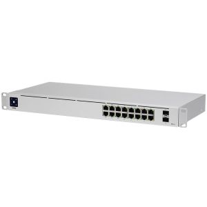 Мрежов суич Ubiquiti UniFi 16x GbE 2x SFP 8x PoE+ 42W (USW-16-POE)