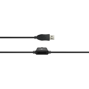 Слушалки с микрофон Canyon USB 2m Черен (CNS-CHSU1B)