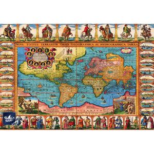Пъзел Black Sea Антична карта на света, 1632 г. – 1000 части