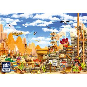 Пъзел Black Sea Каубои и индианци – 500 части