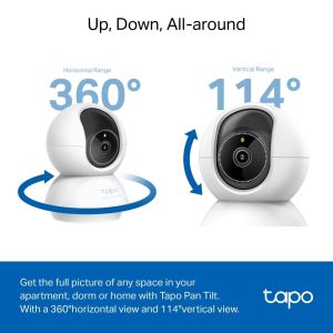 IP камера TP-Link Tapo 5MP PTZ 4mm Wi-Fi IR 12m