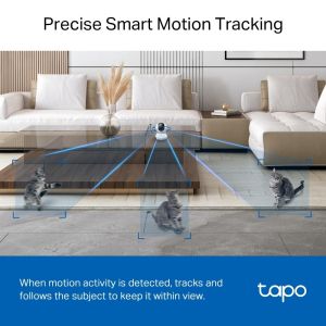 IP камера TP-Link Tapo 5MP PTZ 4mm Wi-Fi IR 12m