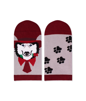 Arty Socks къси чорапи с Хъски
