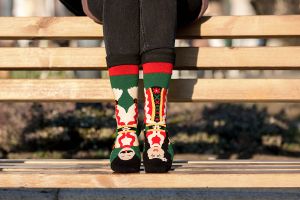 Arty Socks чорапи с Пижо и Пенда - Зелен