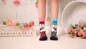 Arty Socks чорапи Любов - Корал