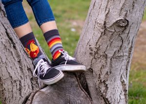 Arty Socks чорапи с Петли - Сив