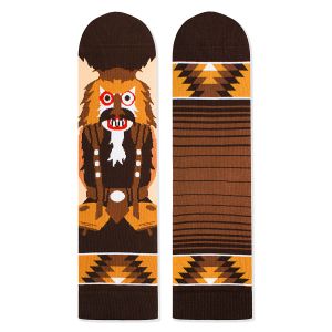 Arty Socks чорапи с Кукери - Кафяв