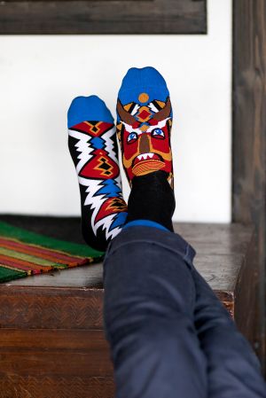 Arty Socks чорапи с Кукери - Черен