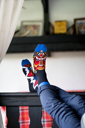 Arty Socks чорапи с Кукери - Черен