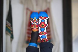 Arty Socks чорапи с Кукери - Черен