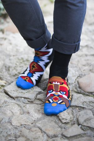 Arty Socks чорапи с Кукери - Черен