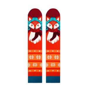3/4 Коледни Бамбукови чорапи с Лисица
