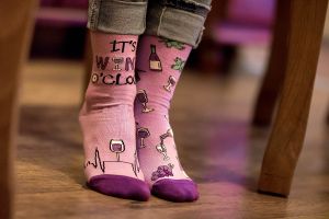 Arty Socks чорапи Винарна - Лилав