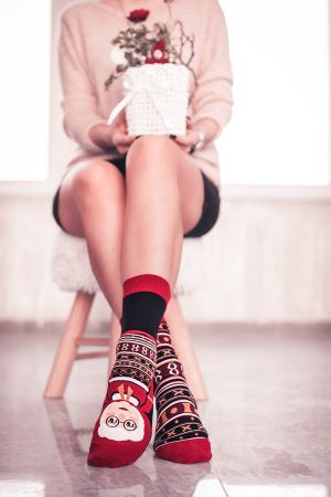 Arty Socks чорапи с Баба Марта - Черен