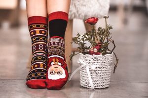 Arty Socks чорапи с Баба Марта - Черен