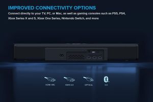 Звукова система 2.1 Creative Stage 360, Bluetooth 5.0, Dolby Atmos, HDMI 2.0, ARC, Черен