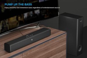 Звукова система 2.1 Creative Stage 360, Bluetooth 5.0, Dolby Atmos, HDMI 2.0, ARC, Черен