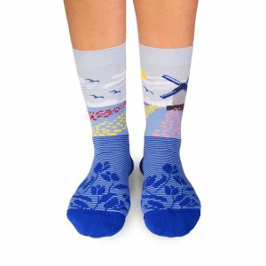 Arty Socks чорапи с Лалета и Мелници - Син