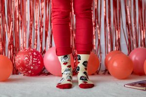 Arty Socks чорапи Влюбена Овца - Екрю
