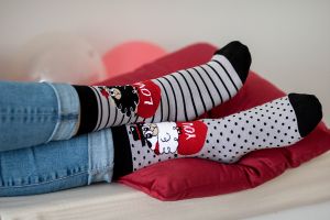 Arty Socks чорапи Влюбена Овца - Сив