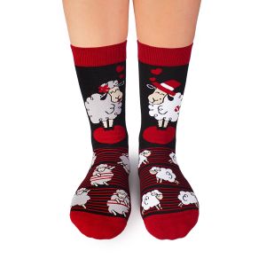 Arty Socks чорапи Влюбена Овца - Черен